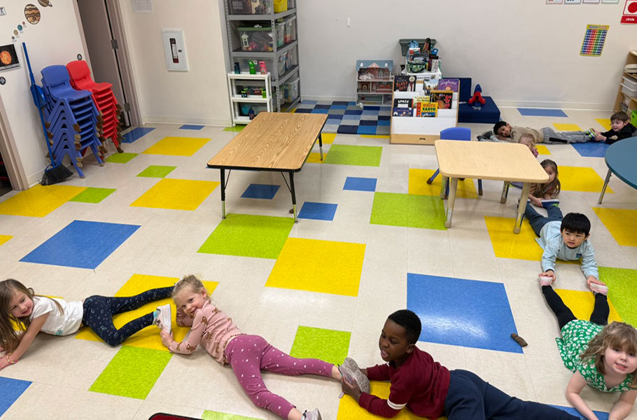 Junior Kindergarten children at Heart for Children Early Learning Centre are learning to learn.