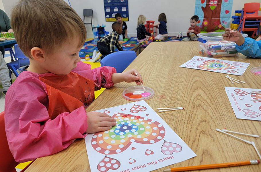 Preschool children at Heart for Children Early Learning Centre play, explore, move, imagine and create.
